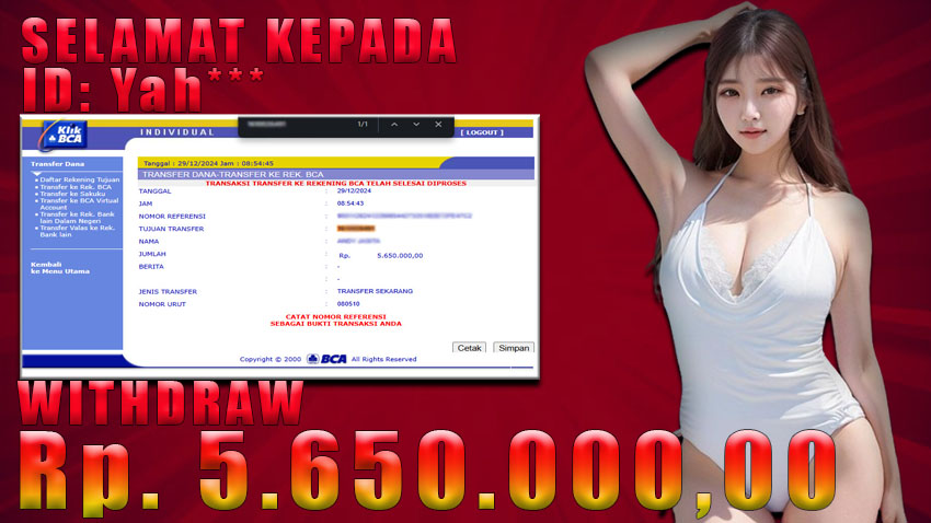 WARUNGGOL MAXWIN WILD BANDITO Rp. 5.650.000,00 ( LUNAS )