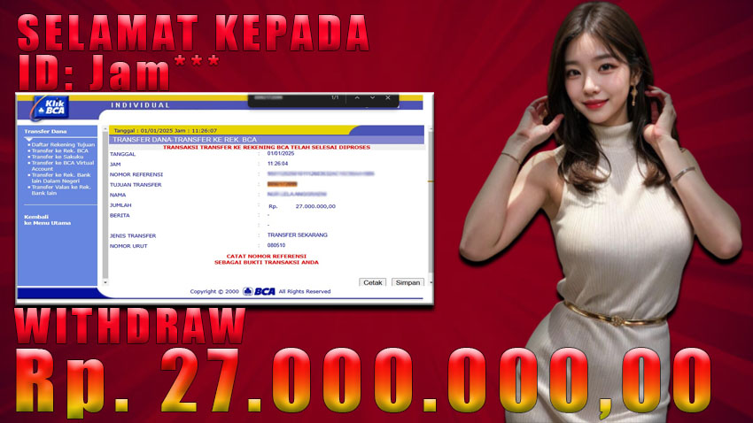 WARUNGGOL MAXWIN WILD WEST Rp. 27.000.000,00 ( LUNAS )