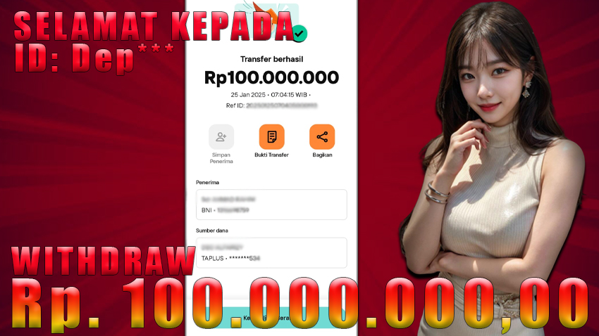 WARUNGGOL MAXWIN WILD BANDITO Rp. 100.000.000,00 ( LUNAS )