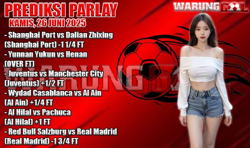 PREDIKSI PARLAY WARUNGGOL KAMIS, 26 JUNI 2025