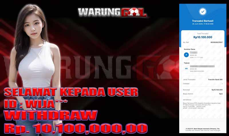 bukti kemenangan warunggol 25 JUNI