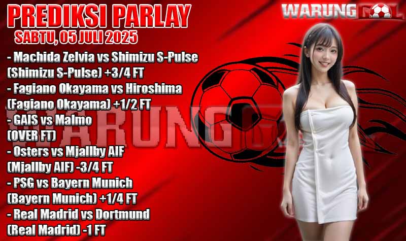PREDIKSI PARLAY WARUNGGOL SABTU, 05 JULI 2025