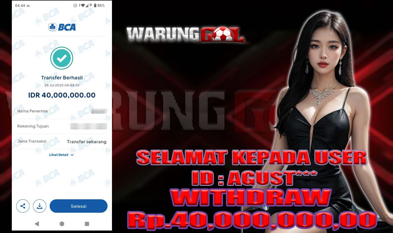 WARUNGGOL MAXWIN BONANZA GOLD Rp.40.000.000,00 (LUNAS)
