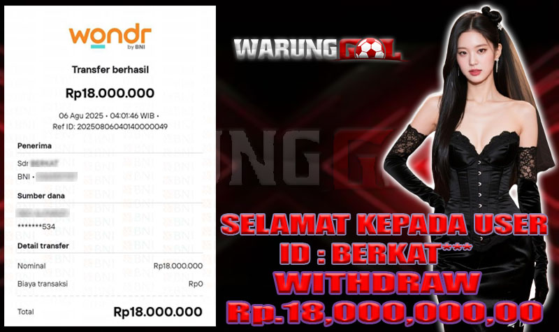 bukti kemenangan warunggol 06 AGUSTUS