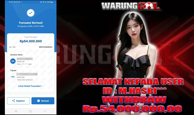 bukti kemenangan warunggol 18 AGUSTUS