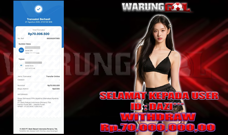 WARUNGGOL MAXWIN POWER OF THOR MEGAWAYS Rp.70.000.000,00 (LUNAS)