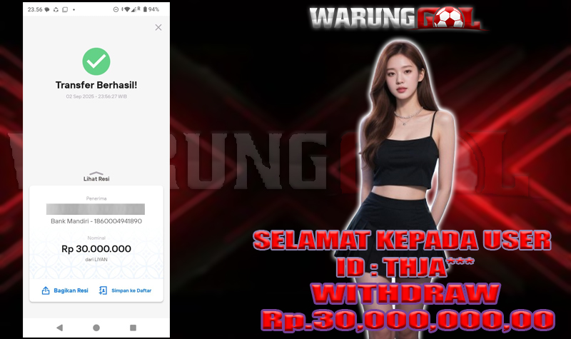 bukti kemenangan warunggol 03 SEPTEMBER