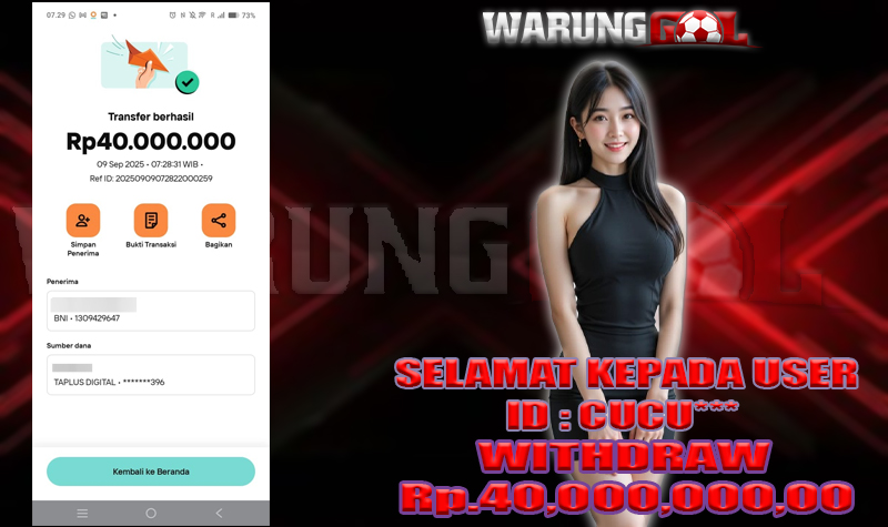 WARUNGGOL MAXWIN SWEET BONANZA XMAS Rp.40.000.000,00 (LUNAS)