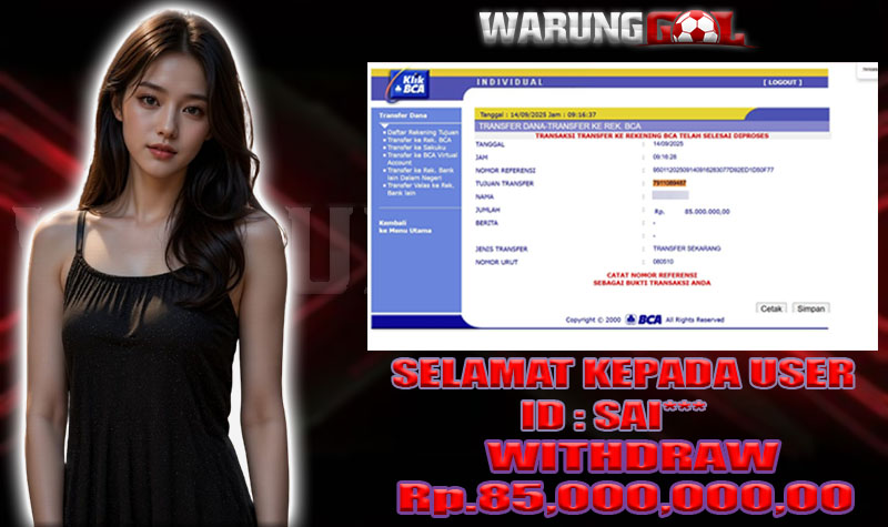 bukti kemenangan warunggol 14 SEPTEMBER