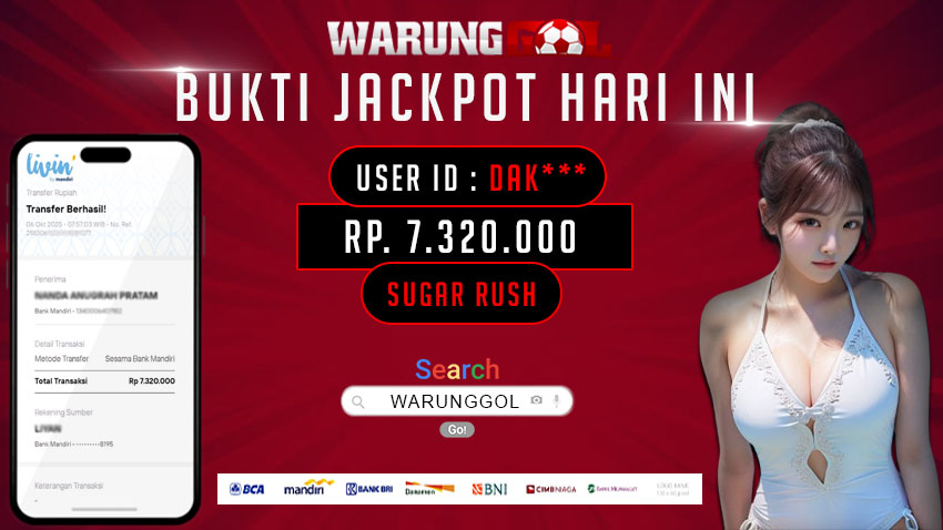 WARUNGGOL MAXWIN SUGAR RUSH Rp. 7.320.000,00 (LUNAS)