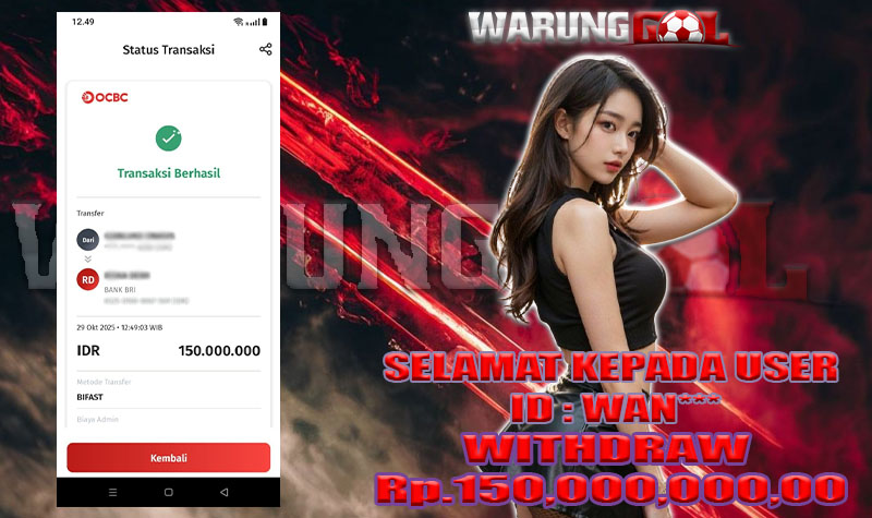 WARUNGGOL MAXWIN MAHJONG WINS 2 Rp.150.000.000,00 (LUNAS)