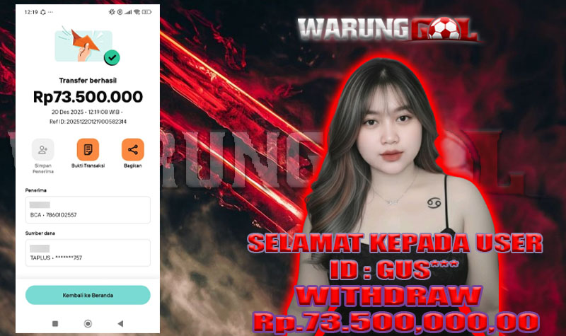 WARUNGGOL MAXWIN GEMSTONE GOLD Rp.73.500.000,00 (LUNAS)