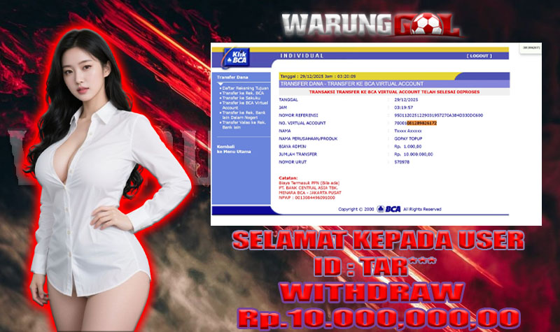 WARUNGGOL MAXWIN SWEET BONANZA XMAS Rp.10.000.000,00 (LUNAS)